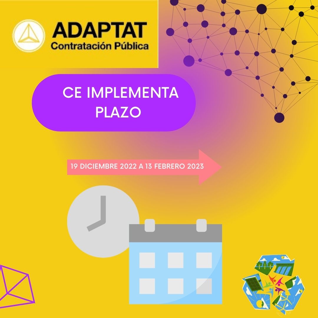AdaptatP's tweet photo. 📢 PROGRAMA CE IMPLEMENTA📢
4ª CONVOCATORIA
➡️ Descubre esta ayuda y desarrolla tu comunidad energética🔝
https://t.co/lvnvp2kdNj
#adaptat #subvenciones #fotovoltaicas #energíasrenovables #contratacionpublica #licitaciones https://t.co/8NOfhKn1eL