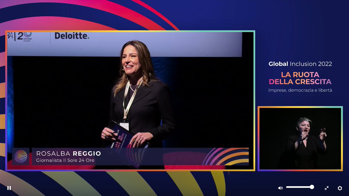 Global_Inclusion (@glob_inclusion) on Twitter photo Con la giornalista de Il Sole 24 ore <a href="/rosalbareggio/">Rosalba Reggio</a> e le organizzazioni che promuovono l'evento, si affronta il tema: "Le imprese devono difendere la democrazia, la libertà e i diritti civili?" #globalinclusion2022 Con la giornalista de Il Sole 24 ore <a href="/rosalbareggio/">Rosalba Reggio</a> e le organizzazioni che promuovono l'evento, si affronta il tema: "Le imprese devono difendere la democrazia, la libertà e i diritti civili?" #globalinclusion2022
