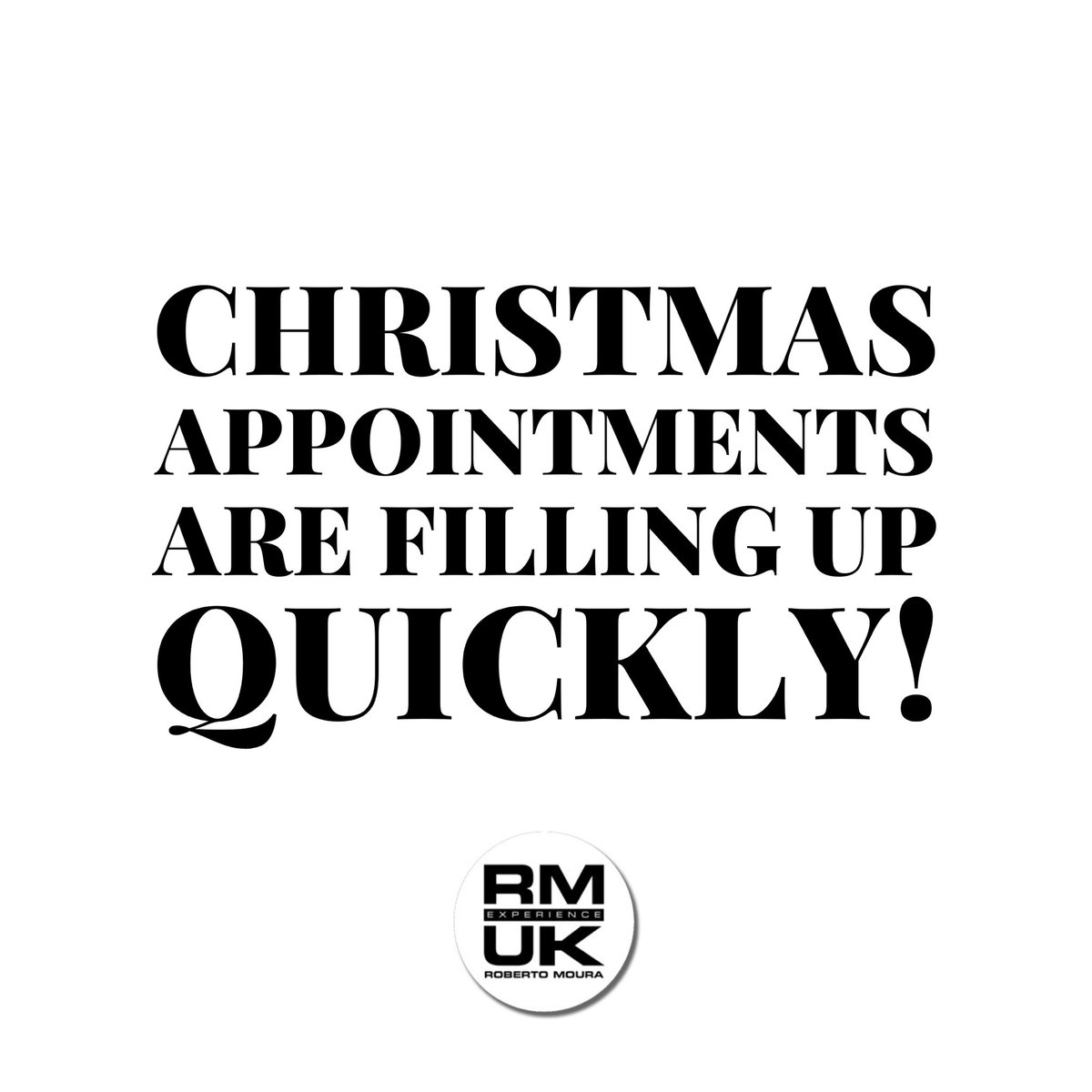 RMUKLeeds's tweet photo. HAVE YOU BOOKED YOUR NEXT APPOINTMENT YET? 

Book your festive appointments now. We don’t want you to miss out. 🎄

Please call us to book, alternatively you can email us or book online! 

📞- 0113 243 6842
📧- info@rm-uk.com
🌎- https://t.co/JgZ3gOuEp9 
#hair #leeds https://t.co/qRomejIS78