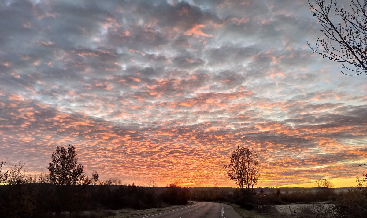 kike_decelis's tweet photo. @ElTiempoA3 saliendo el sol en villaquilambre (León) bonita estampa mañanera 🙂 https://t.co/zDisSARabe