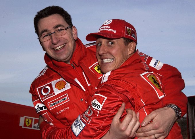 FanaticsFerrari's tweet photo. A journey of 28 years, from intern to Team Principal, and everything in between.

Thank you, Mattia ❤️ https://t.co/XKqs3gvcGJ