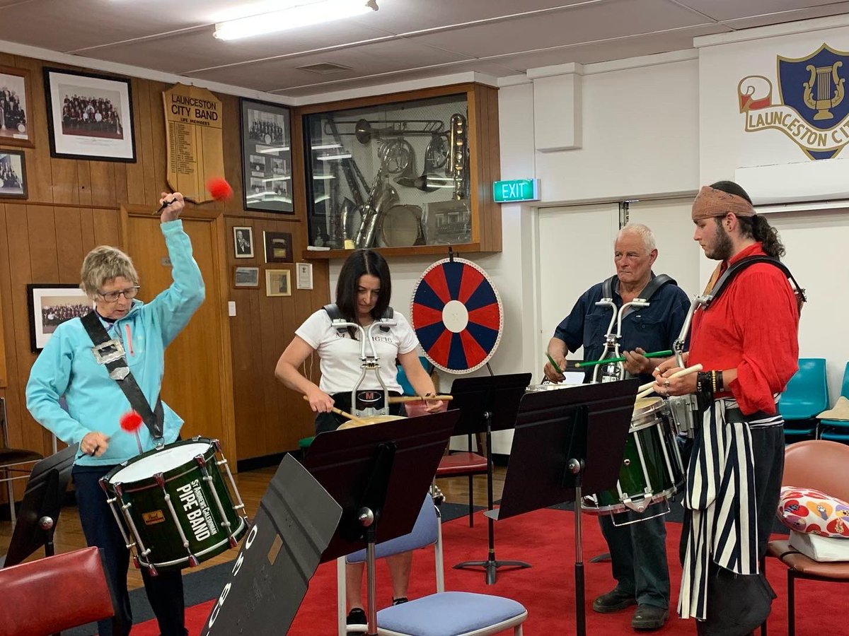 SACPipeBand's tweet photo. Getting ready for @SACPipeBand to be part of the Launceston Christmas Parade this Saturday 3rd November. https://t.co/DQNbU9to1M