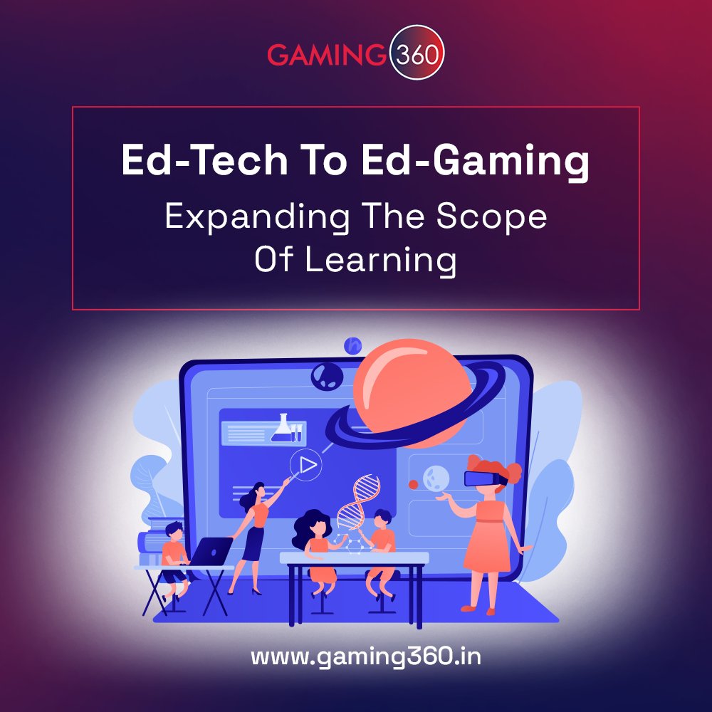Gaming360in's tweet photo. The ed-gaming experience can be customized to the student by using audio, video, and text-based content. A gaming experience will have a better review than rote memorization and removes the fear feeling toward failure.

#Gaming360 #edtech #edgaming #educationalgames https://t.co/VR8zKl4FPd