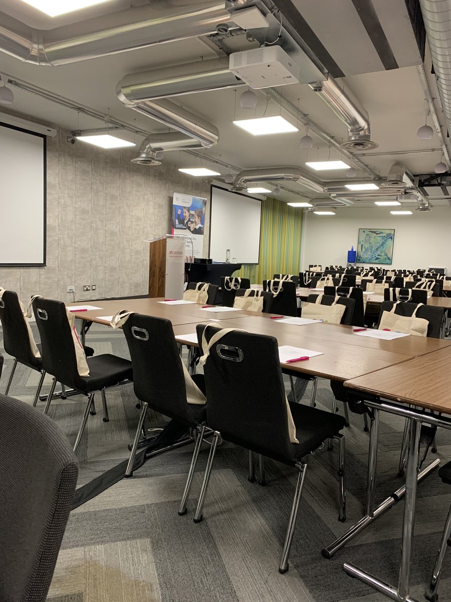 Smichael920's tweet photo. Looking forward to welcoming schools to our @FFTEdu phonics and early reading conference today. Room nearly ready! #reading #phonics #education https://t.co/xl0IGY7F2j