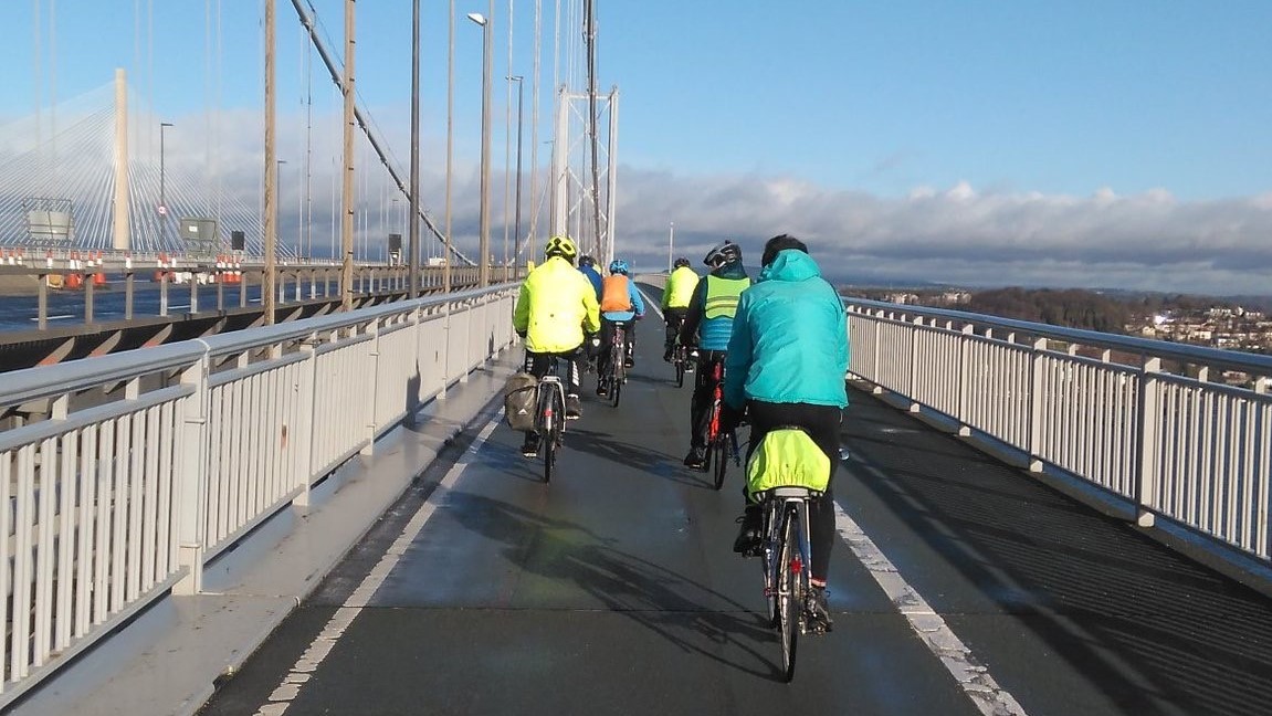 Forth Road Bridge foot/cycleways:

The WEST footway is currently open to the public, while the EAST footway is closed for maintenance access only.

This arrangement is expected to remain in place for approximately one week.