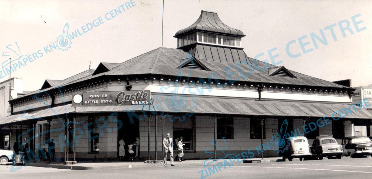 ZimpapersByo's tweet photo. #LookingbackTuesday
#Bulawayo
This bottle store at the corner of Fife street and Selborne Avenue, Bulawayo 
Date of publication: 11 August 1956
Source:@ZimpapersByo https://t.co/F2Yhbts7Kq