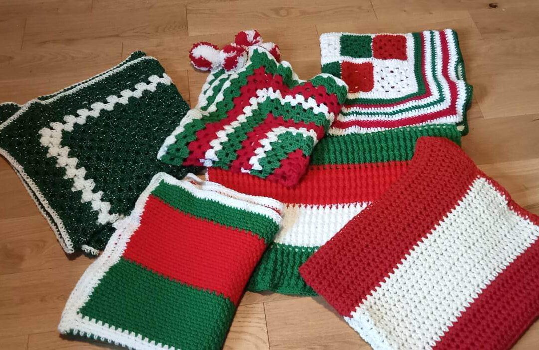 Thanks to our supporter Carol for this beautiful collection of handmade baby blankets.We’re also keen to collect new and clean, pre-used adult blankets this winter. B30.foodbank.org.uk.