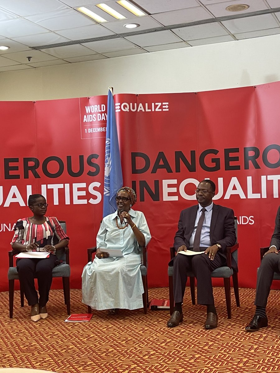 anneshongwe's tweet photo. Rise! Equalize! A rallying call by ⁦@Winnie_Byanyima⁩ as she launches #WAD2022 report titled #DangerousInequalities Equalize access to rights; to health services; to resources with Minister ⁦@chawenegbs⁩ DM MOH Mollel &amp; Bahati - powerful young WLHIV ⁦@UNAIDS⁩ https://t.co/915rsCuFJE