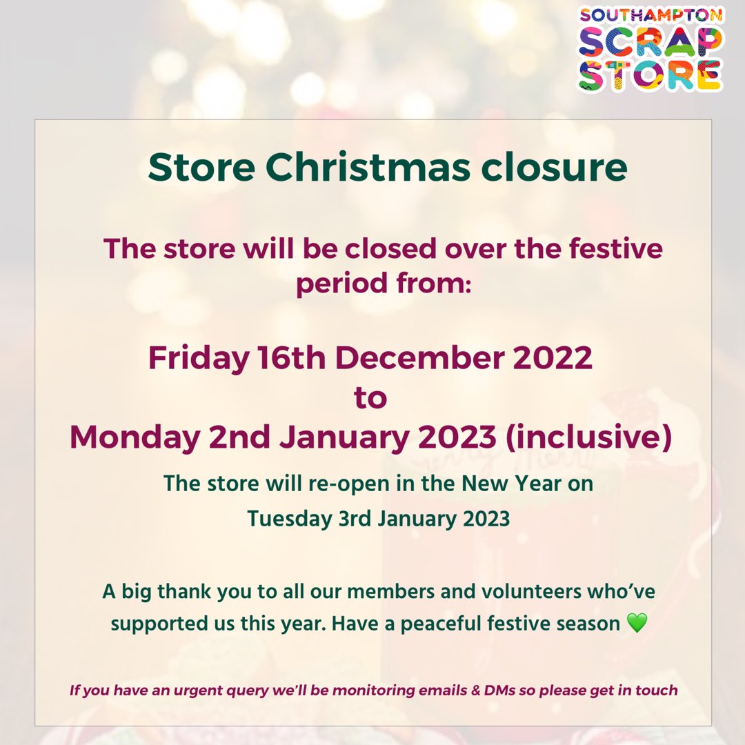 Southampton Scrapstore tweet media