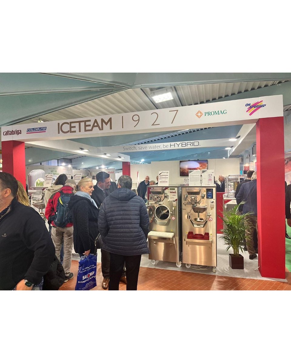 AliGroupFS's tweet photo. Still time until Tomorrow to visit the @Iceteam1927 booth at MIG - Mostra Internazionale del Gelato Artigianale in Longarone. 
Come visit company’s technologies for an increasingly sustainable future!

#aligroupFS #aligroupFSshows #Iceteam1927 #Mig2022 https://t.co/lAblYd8Fd0