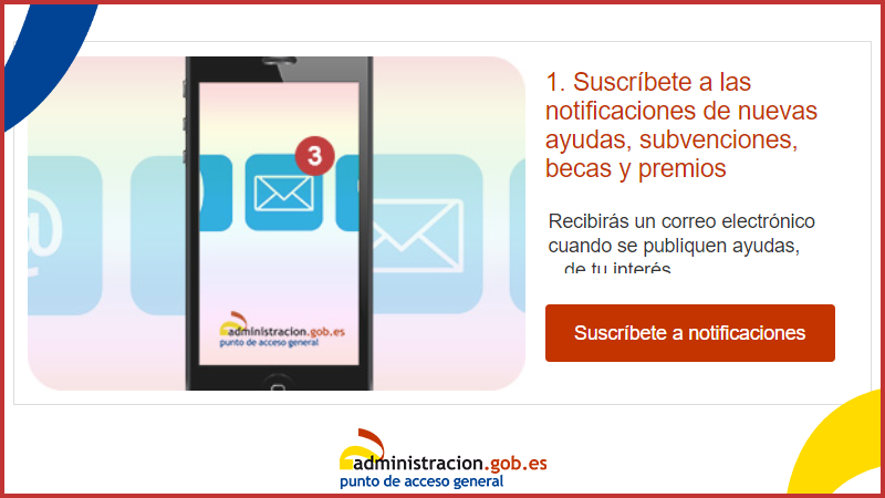 060gobes's tweet photo. ¿Interesad@ en #Ayudas, #Becas, #Subvenciones o #Premios? Crea una #suscripción personalizada por tipificación y / o ámbito geográfico y recibe avisos de nuevas convocatorias en tu correo 👇
https://t.co/TVHgH7O0wX https://t.co/gxAyQLOVQA