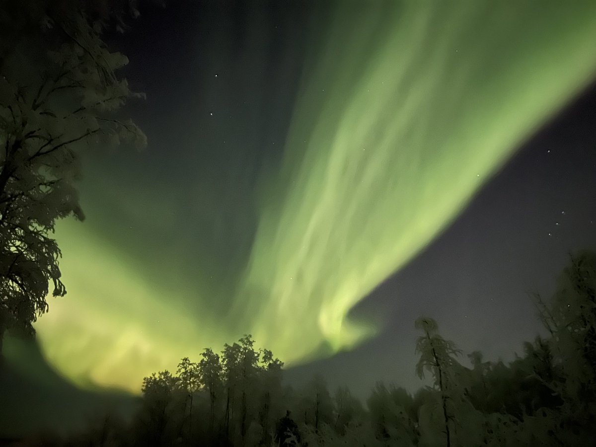 aramirez0217's tweet photo. @AuroraNotify north of Fairbanks! We have had green, purple, and pink! https://t.co/YJp5LpIeHx