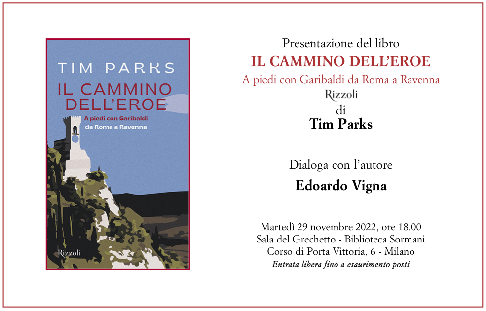 TimParksauthor's tweet photo. In conversazione oggi alla Biblioteca Sormani con il simpaticissimo e arguto @edoardovigna. Mi dicono che l'ingresso sarà da via Francesco Sforza 7... https://t.co/NhhIy5gGX5