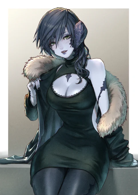 お洋服はモデルさんのオリジナルです#FF14 #aura 