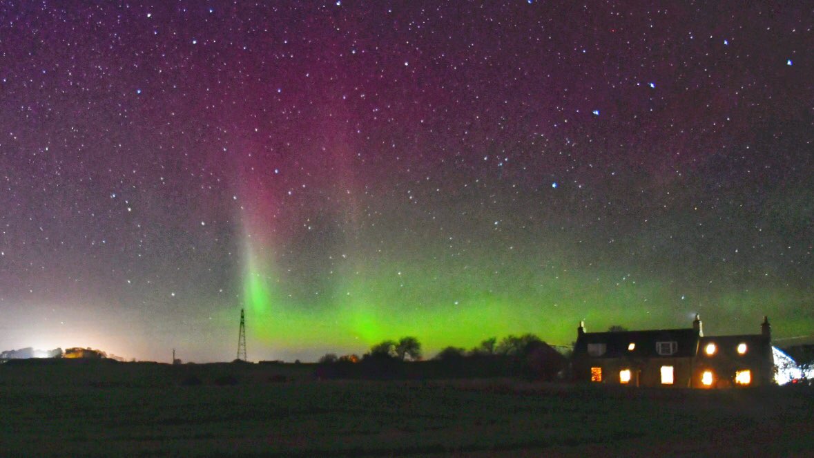 So last night I managed to get my first successful aurora shots taken from the track up from the house.

#Aurora #AuroraBorealis #NEScotland #northernstar #northenlights #theplough