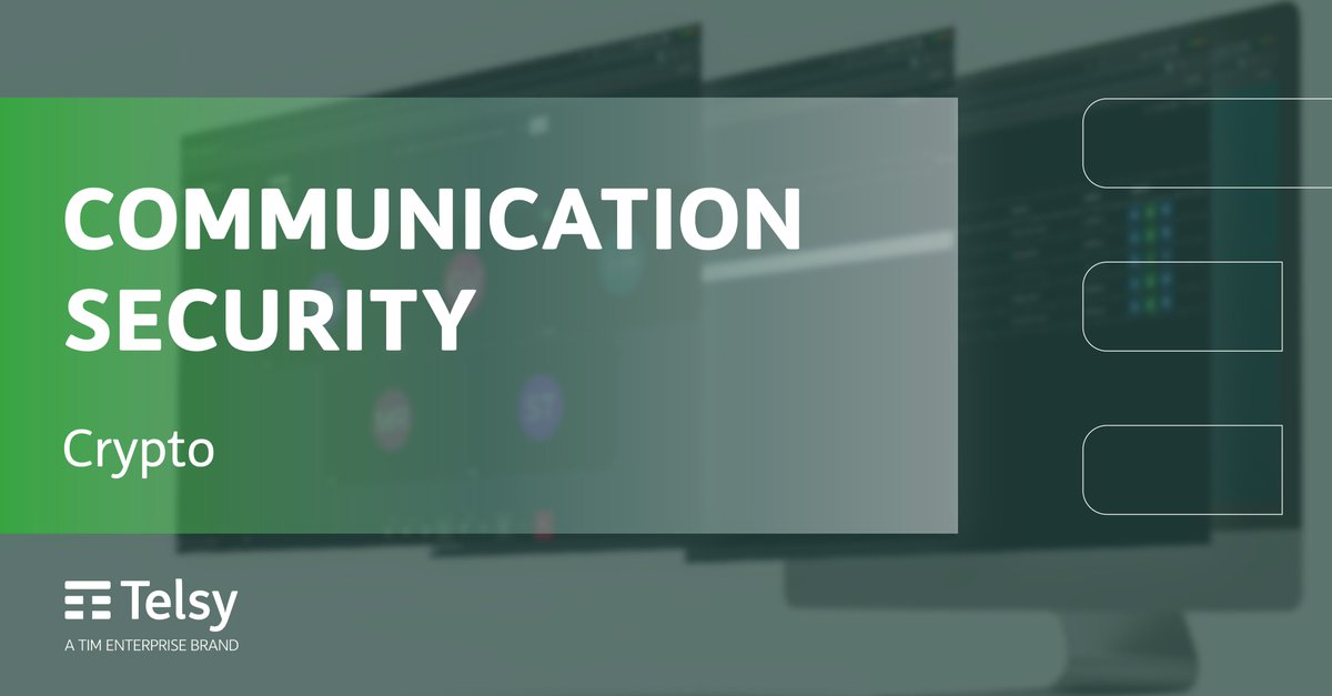 TelsyGruppoTIM's tweet image. Le soluzioni di #CommunicationSecurity di #Telsy offrono risposte semplici ed efficienti per la massima protezione alle #comunicazioni on e offline, mantenendo usabilità e design dei dispositivi tradizionali.

Scopri di più: bit.ly/3OpWrky

@TIM_Enterprise #cybersecurity