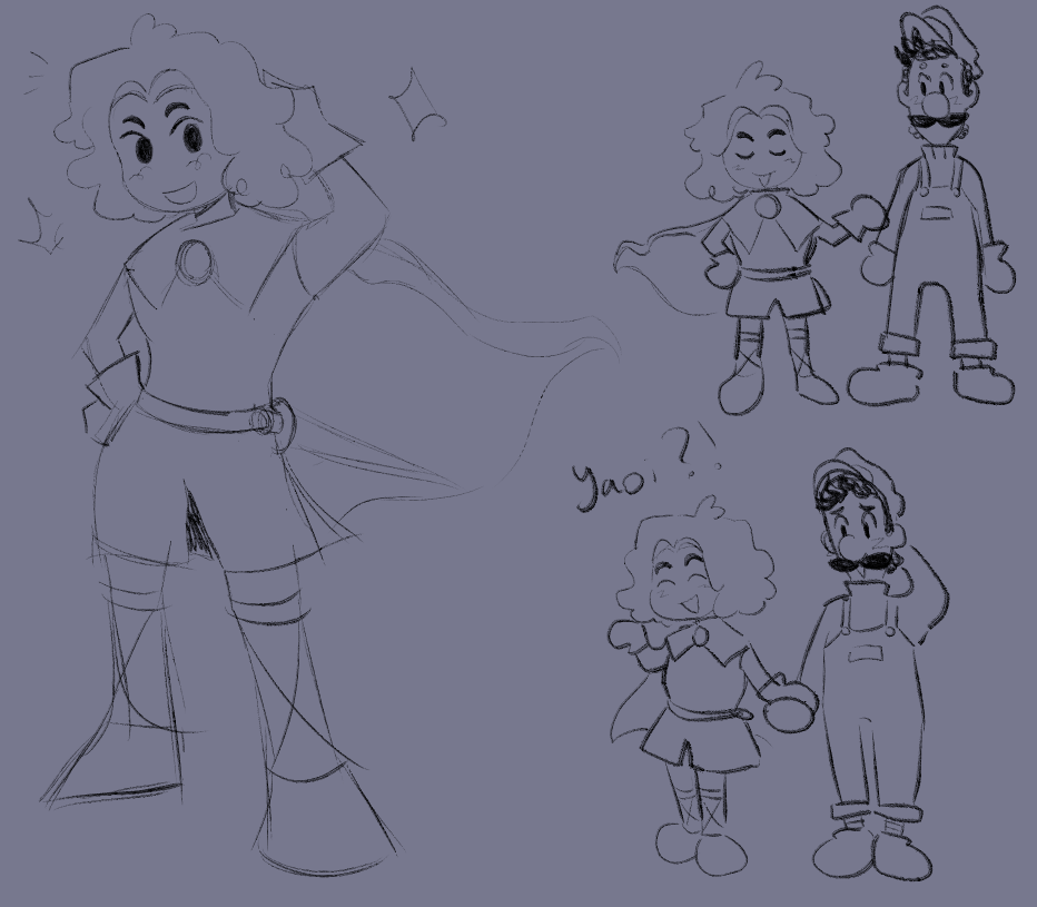 juscrow's tweet photo. superstar saga is helping me get out of an artblock so enjoy these mario doodles (though its mostly peasley and luigi LOL) https://t.co/vEC3udXDbV