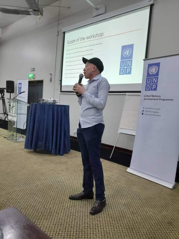 Capacity building on United Nations Human Rights system <a href="/UNDPZimbabwe/">UNDP Zimbabwe</a>- in Bulawayo. It's an honour as OPDs to be part of such sessions. Everyone deserve this knowledge. Commendable consideration work.
<a href="/FODPZ1/">FODPZ</a> 
<a href="/pnkomwa/">Pick Nkomwa</a> 
<a href="/CEAAZim/">CEAA Zimbabwe</a> 
<a href="/LRFZimbabwe/">Legal Resources Foundation</a> 
<a href="/LesegoMemorial/">Lesego Memorial Trust</a> 
<a href="/GumaLeander/">Kichwa Tembo</a>