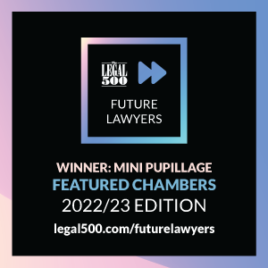 We are delighted to be recognised as a featured chambers in this year’s Legal 500 Future Lawyers Guide for mini pupillages. Our next mini pupillage application window closes this Thursday at 4.00pm. For information on how to apply see 2drj.com/mini-pupillage