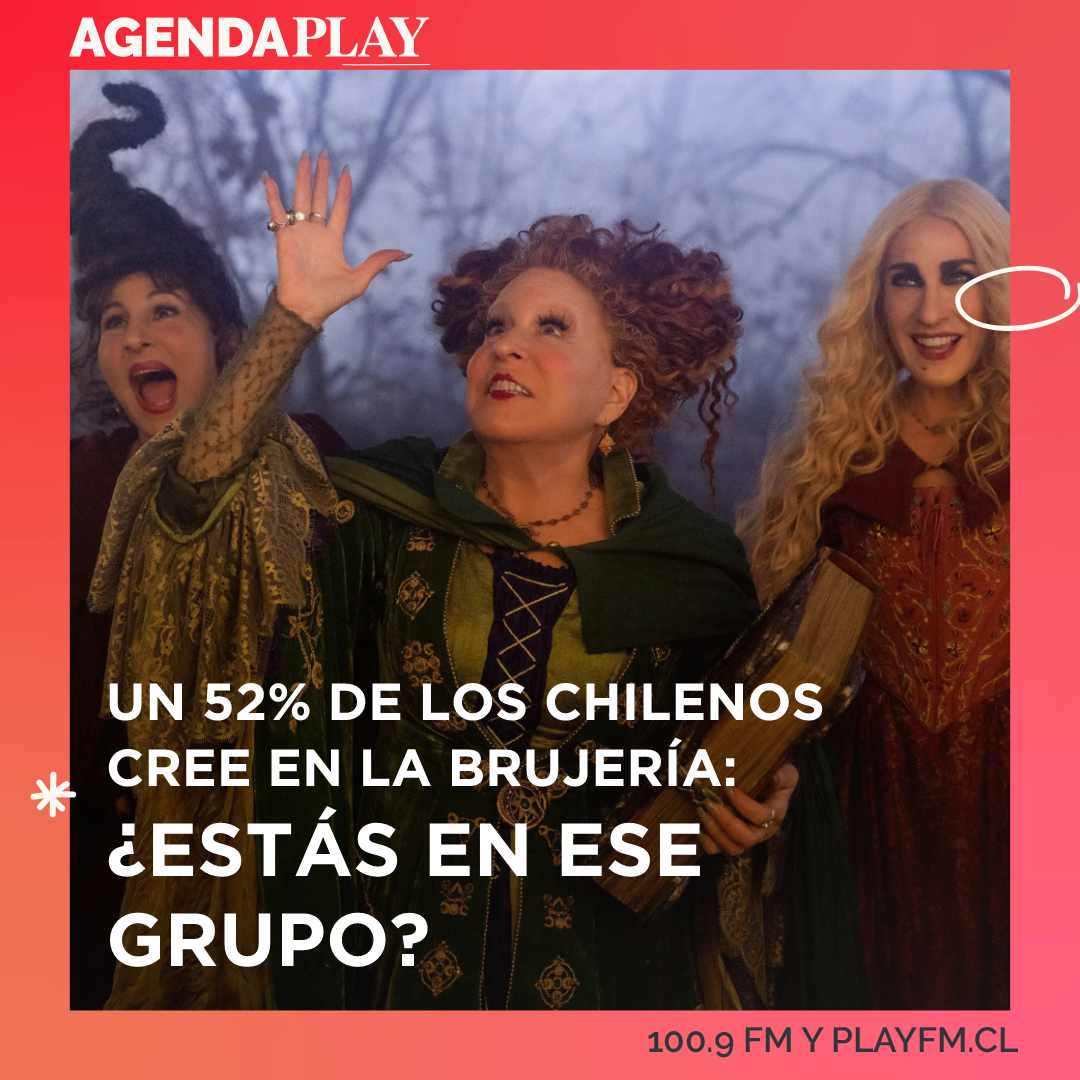 play_fm's tweet photo. Un estudio concluyó que la creencia en la brujería es más extendida en países cuyas instituciones son débiles y existe desconfianza hacia las autoridades.  En Chile, el 52% cree en la brujería. ¿Eres de ese grupo? Comenta y súmate a #AgendaPlay -> 100.9 y https://t.co/TXPqvSs132 https://t.co/7HuZYfjrur