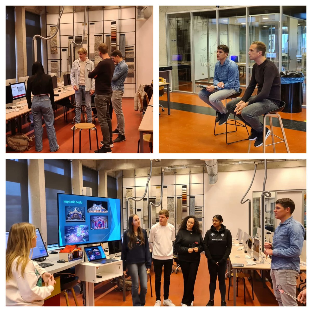 Dinsdag 22 november was het de beurt aan 8 groepjes van studenten van het <a href="/GLR_tweets/">Grafisch Lyceum Rotterdam</a> om hun eindpresentatie te laten zien aan ons! Wat een toffe ideeën voor het podium, aankleding en entertainment voor Meadow Festival 2023

#samenwerking #GLR #vormgeving #podiumbouw #presentatie