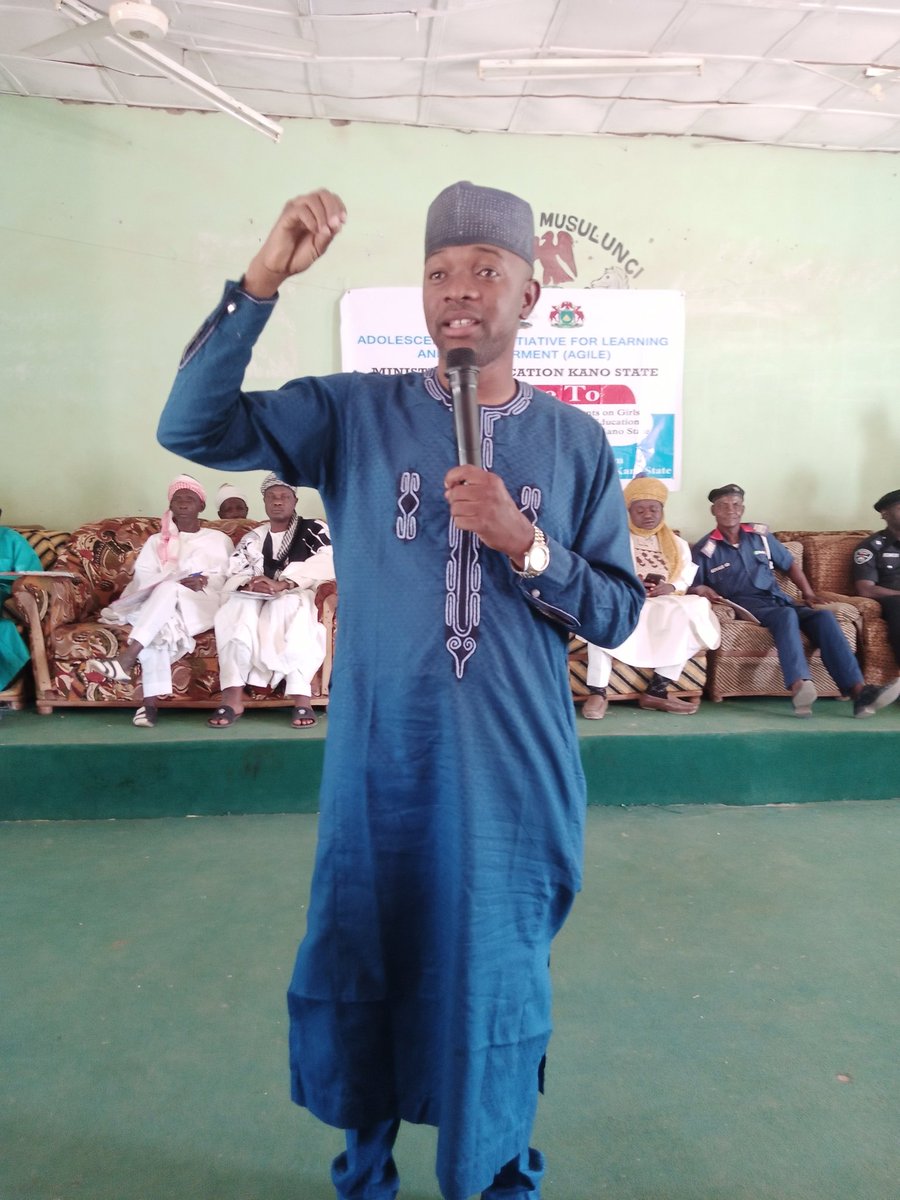 CsacefaK's tweet photo. One Day Sensitization for Mothers/Parents on Girls Transition and Completion of Secondary Education CCT and GBV. in AGILE Selected LGA's in Kano State conducted in Bagwai LGA Kano State on 28th November, 2022. Sponsored by AGILE and coordinated by CSACEFA Kano State branch. https://t.co/s4U7nuLoKJ