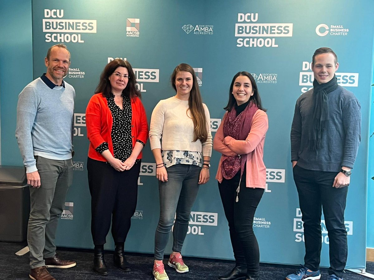 Delighted to welcome members of one of our partner universities Paderborn University to <a href="/DCU/">Dublin City University</a> Business School yesterday. Jens Müller and his team Sebastian Hinder and Katrina Wittek came to visit their students who are currently studying in DCU.