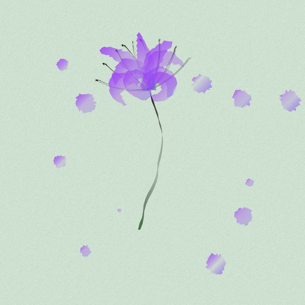 GM! variations of watercolor flowers  #wip