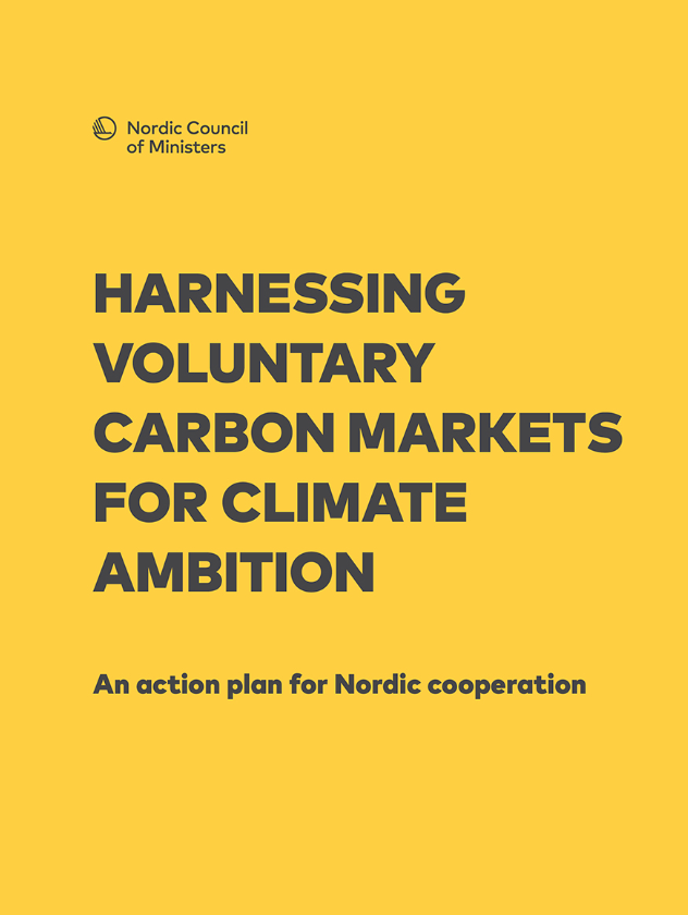 Join today's webinar at 14:00 CET to learn about Nordic perspectives on best practices for the voluntary use of carbon credits and related claims, co-created under the #NordicDialogue on Voluntary Compensation. Register here: lnkd.in/e8zxQVWm

#ClaimsMatter #carbonmarkets