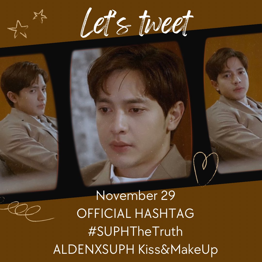 whenzymallow's tweet photo. Samahan natin si Tristan gabi-gabi huwag natin hayaang mag-isa sya sa journey nya. Kaya tara na tweet para kay Tristan 😊

#SUPHTheTruth
#ALDENRichards
ALDENxSUPH Kiss&amp;MakeUp
@aldenrichards02 https://t.co/Gther2KNRL