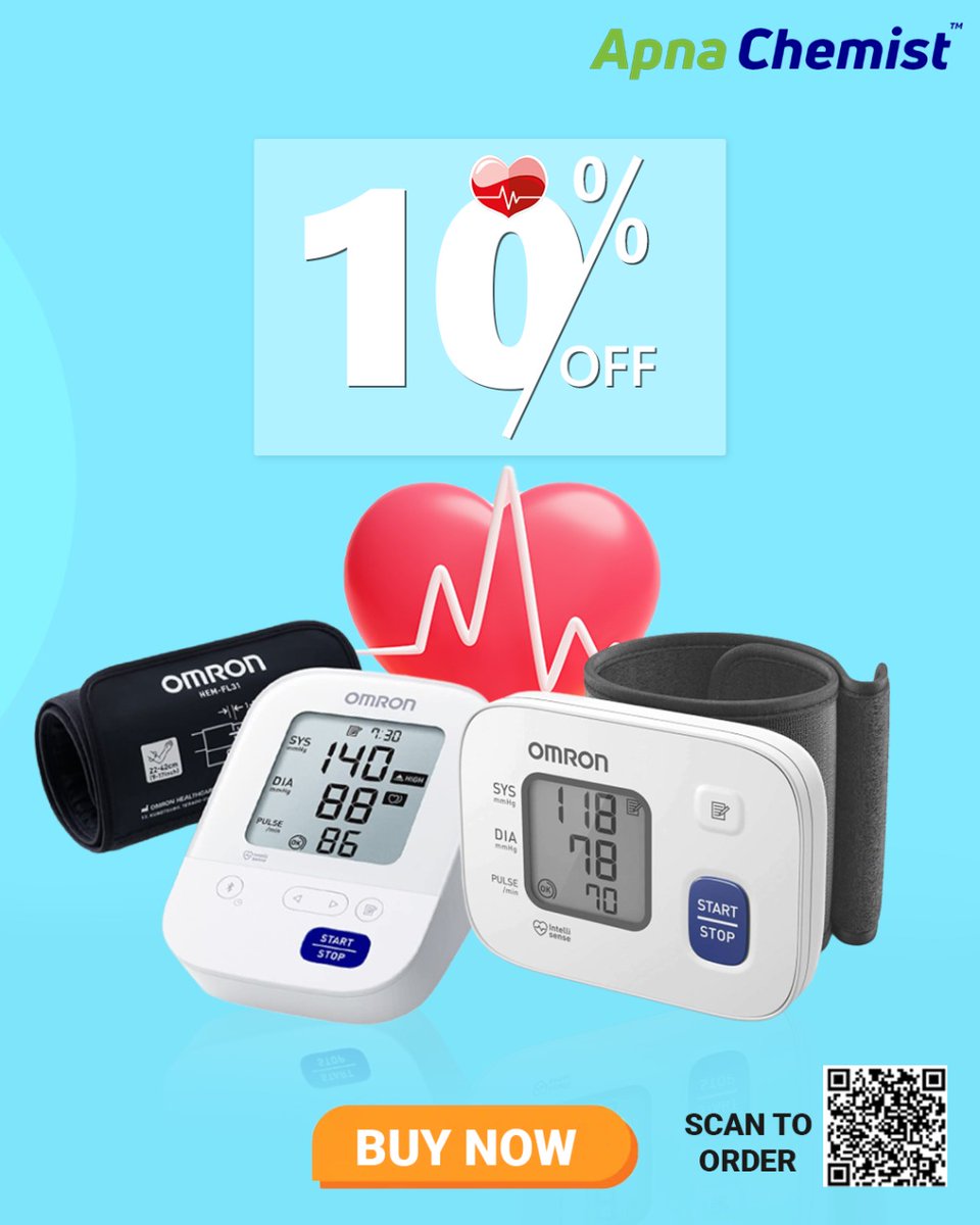 Manage Your Blood Pressure Smartly!!
.
Shop now and Save more.
Visit your nearest store to get more offers.
To order call on: 7042374300
.
.
#apnachemist #BPmachine #bloodpressure  #healthcare #wellness #bpmonitor  #MonitorYourHealth #BloodPressureCheck #GoodHealth #HomeBPMonitor