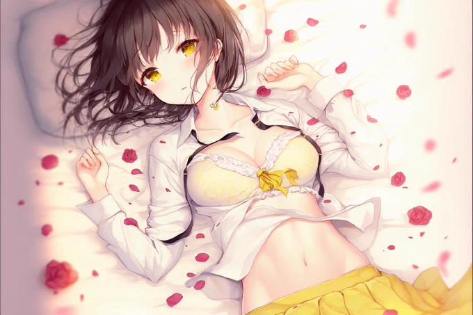 Nijijourneyくん、えっち絵は描けないけどR15+くらいの爽やか微エロなら描ける。#Nijijourney #AIart #無加筆 