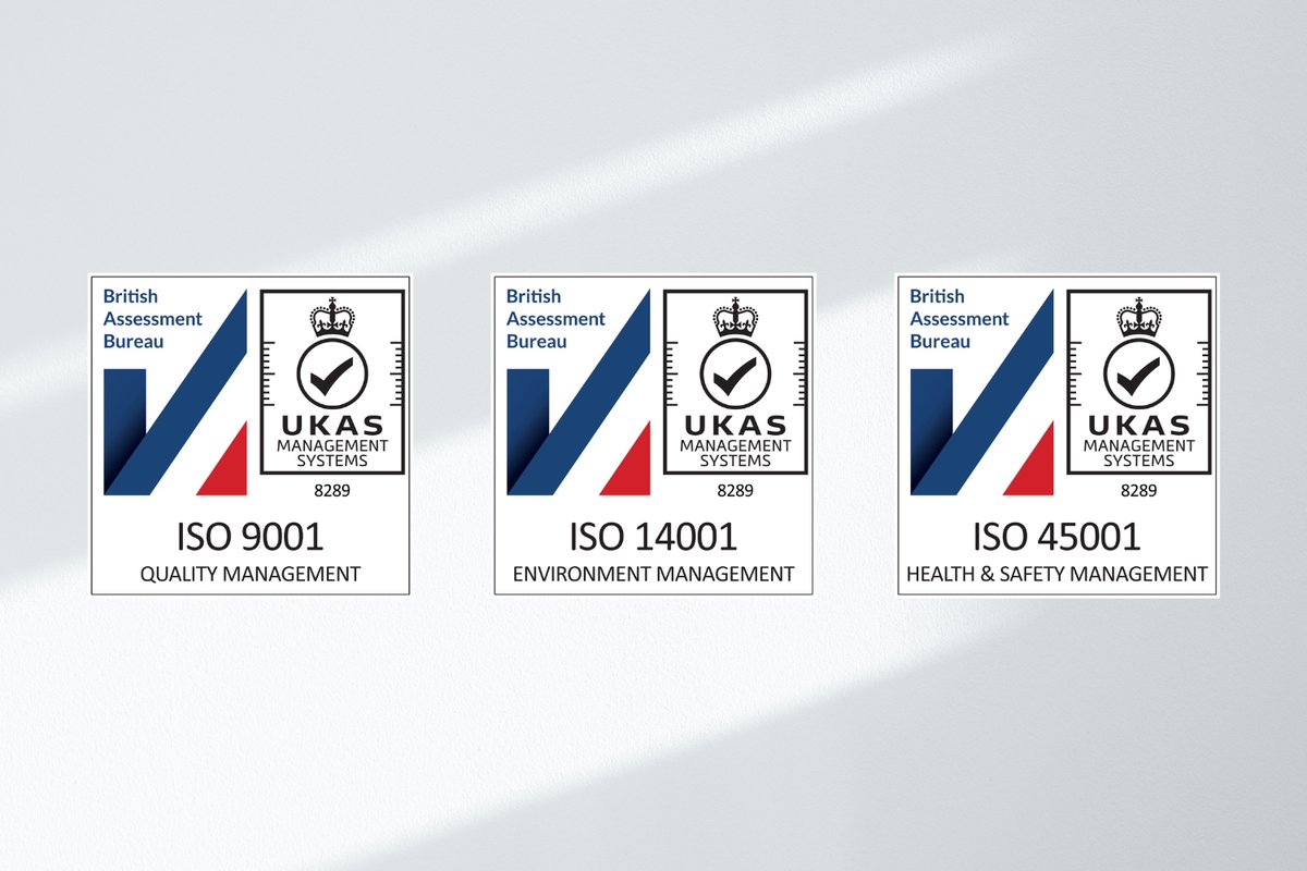 We are delighted to announce that we have passed our #ISO9001, #ISO14001 and #ISO45001 audit for another year - and with flying colours!

Well done everyone! 👏

#accredited #maincontractor #sustainability #quality #healthandsafety #loveconstruction