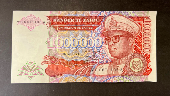 CromwellCoins's tweet image. Live on our auction now ending 04/12/22
1 million 1993 zaires banknote LOT0412-27 #collectablebanknotes #zaire1993 #numismatics #1millionnote #rarebanknote
ebay.co.uk/itm/3346313005…