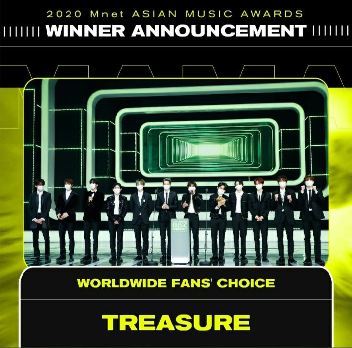 TREASUREwwide's tweet photo. "This group has won WWFC Award every year since their debut" and that's on our #TREASURE!

JIKJIN TO WWFC 2022
#TREASUREatMAMA2022 
#Congratulations_Treasure
#짱레저_삼년연속_마마_축하해
@treasuremembers https://t.co/SmOf8sQ4ij