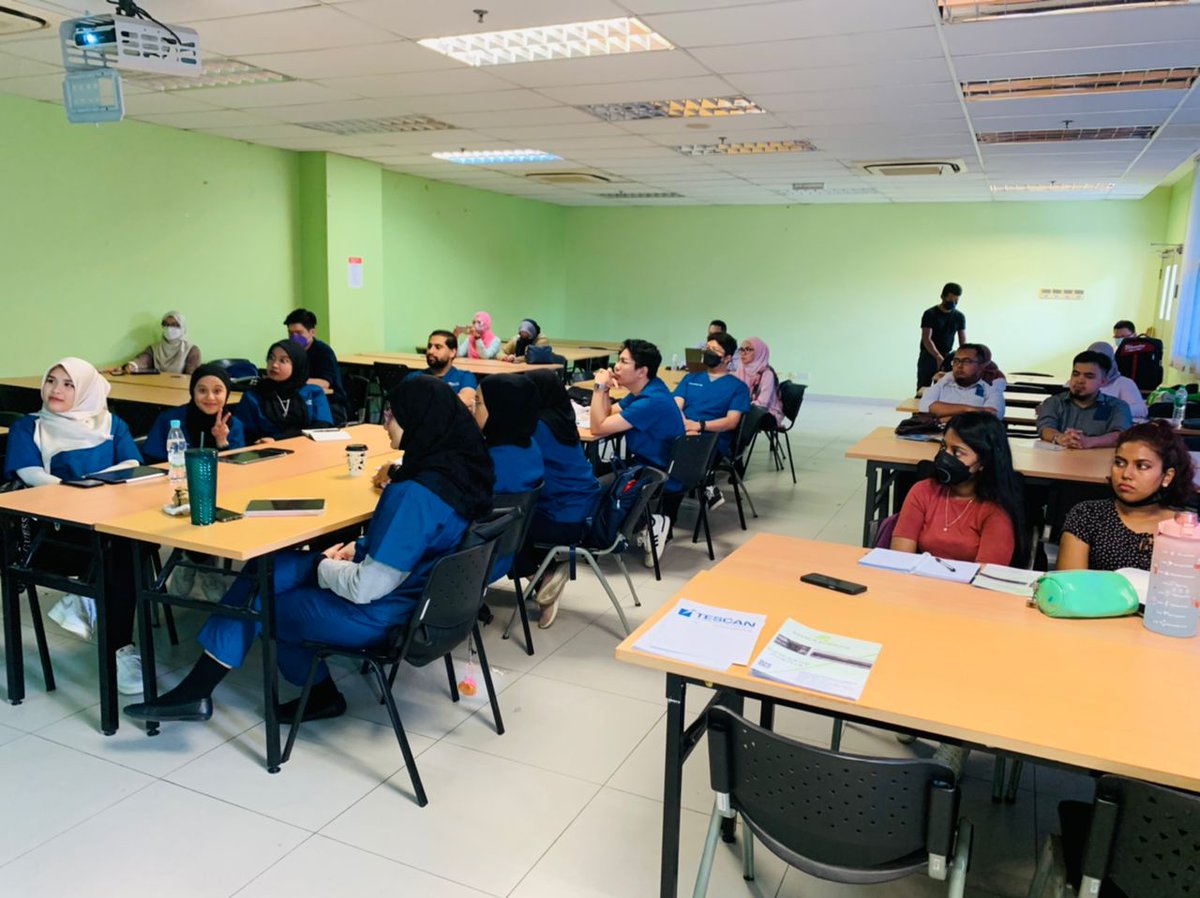 SCMSM30's tweet photo. Here is the kick off of today's event, a Pre-Conference Workshop using Scanning Electron Microscope (SEM) by Novatiq Scientific experts! 

Another session (Post-Conference Workshop) will be held on 2nd December 2022. See you there! 
#scientificconference #microscopy #conference https://t.co/0FLuDfg2bG
