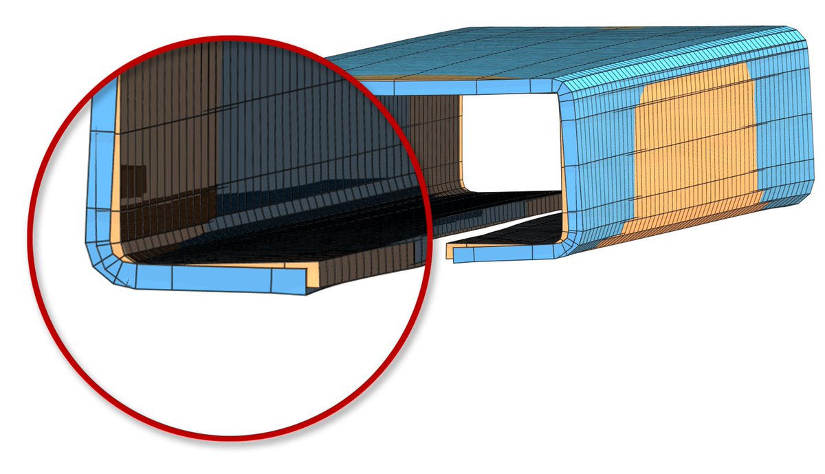 COPRA FEA RF 2022.1 introduces a set of functionalities to help designers to better understand and visualize defects introduced by the cutting process in the profile.