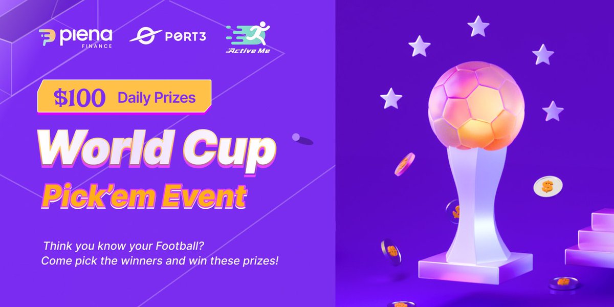 <a href="/Port3Network/">Port3 Network</a> x <a href="/ActiveMe_App/">ActiveMe</a> x <a href="/PlenaFinance/">Plena</a> 

🏆#FIFAWorldCup2022🏆

💥 IRAN vs USA who will win ?

📍Take a guess on ActiveMe campaign below, 1 LUCKY WINNER for 100$ BUSD

👉sograph.xyz/space/port3net…