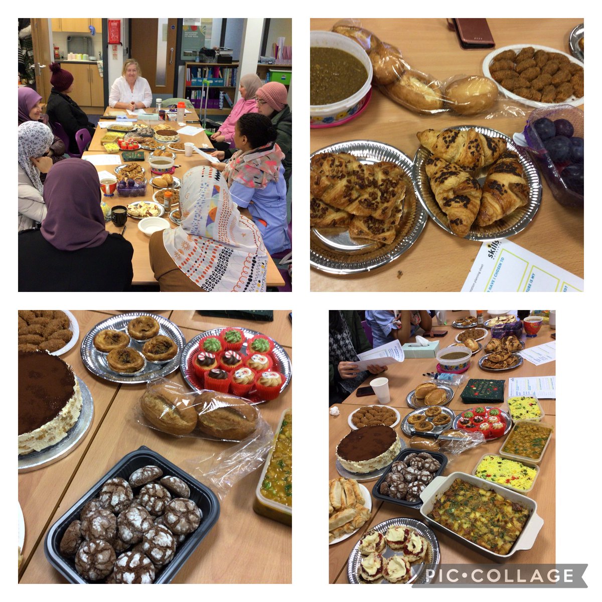 Our parents have kindly bought in some traditional dishes for the <a href="/liverpool_als/">ALSLiverpool</a> English Conversation class this morning. They talked about what they had brought, the ingredients &amp; when they would usually eat the dish. Everything looks delicious!  
#parentalengagement