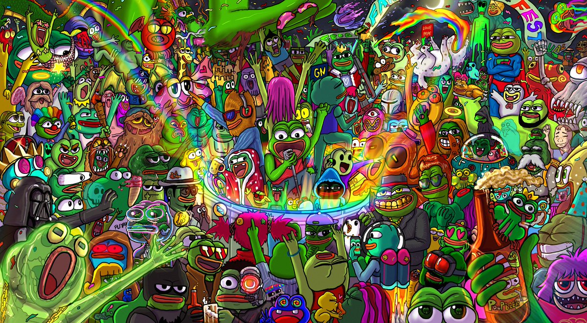 Frog Fam Festival 🎆✨ 
Minted on 
foundation.app/@hoidok/frog/30

WELCOME TO RAINBOW PARTY 🌈