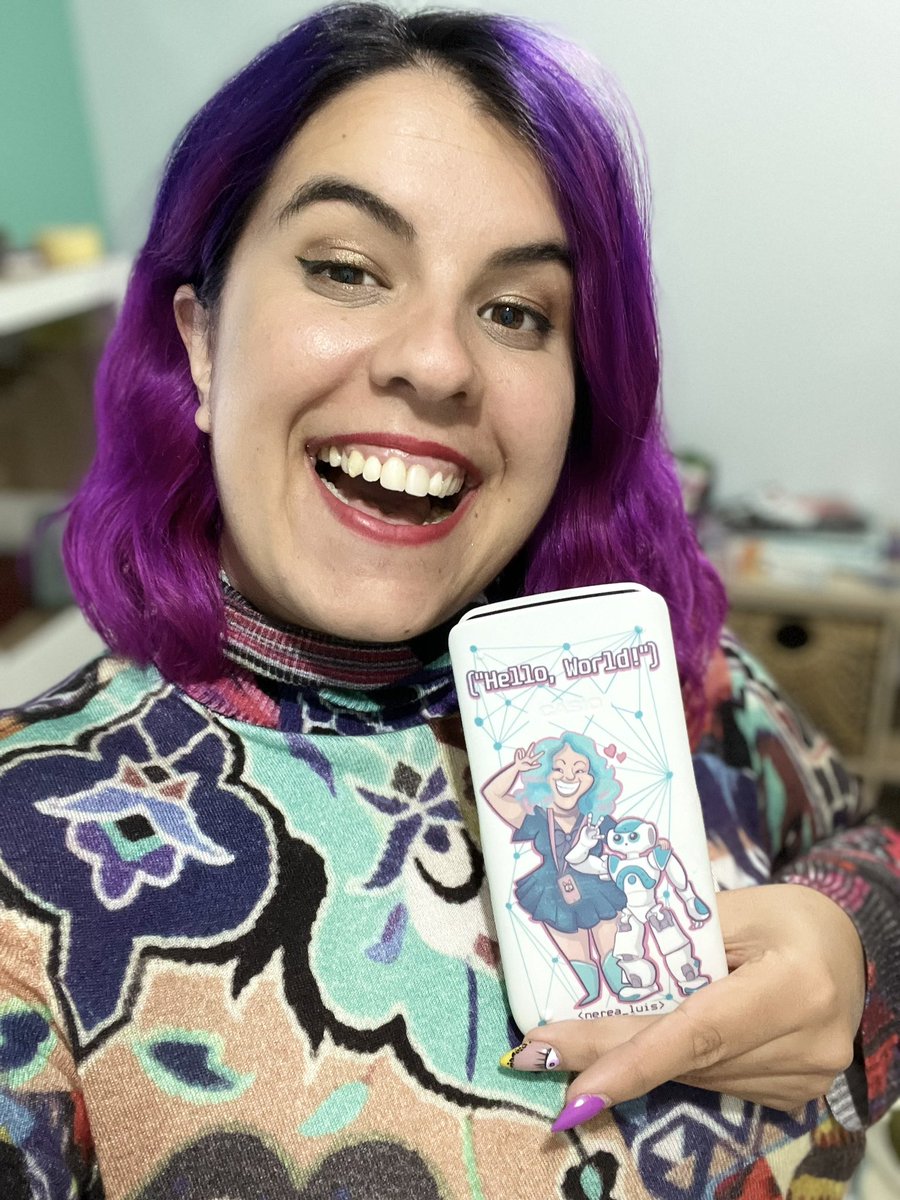 sailormerqury's tweet image. ¡¡¡Vaya forma de cerrar el año 🥹🎁!!!
Os cuento que @CASIOedu me ha ilustrado en una de las nuevas calculadoras de #WomenDoScience 

Si le llegan a contar a la Nerea que iniciaba la carrera de informática todo lo que está pasando…💜

Haré un sorteo pronto 🎉🎉
