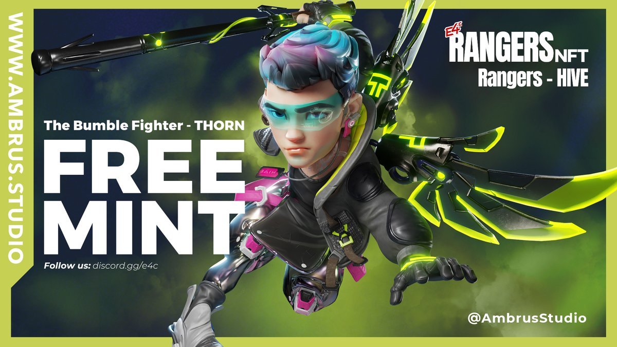 Gamefi's tweet photo. E4C is going freemint! And I partnered with them to giveaway 5 spots for our community.

Must:
✅Follow @gamefi @AmbrusStudio 
✅RT+Like
✅Tag your friends

🎁5x Spot
⏰24 Hours

#freemint #giveaway https://t.co/rTNWic8rQ1
