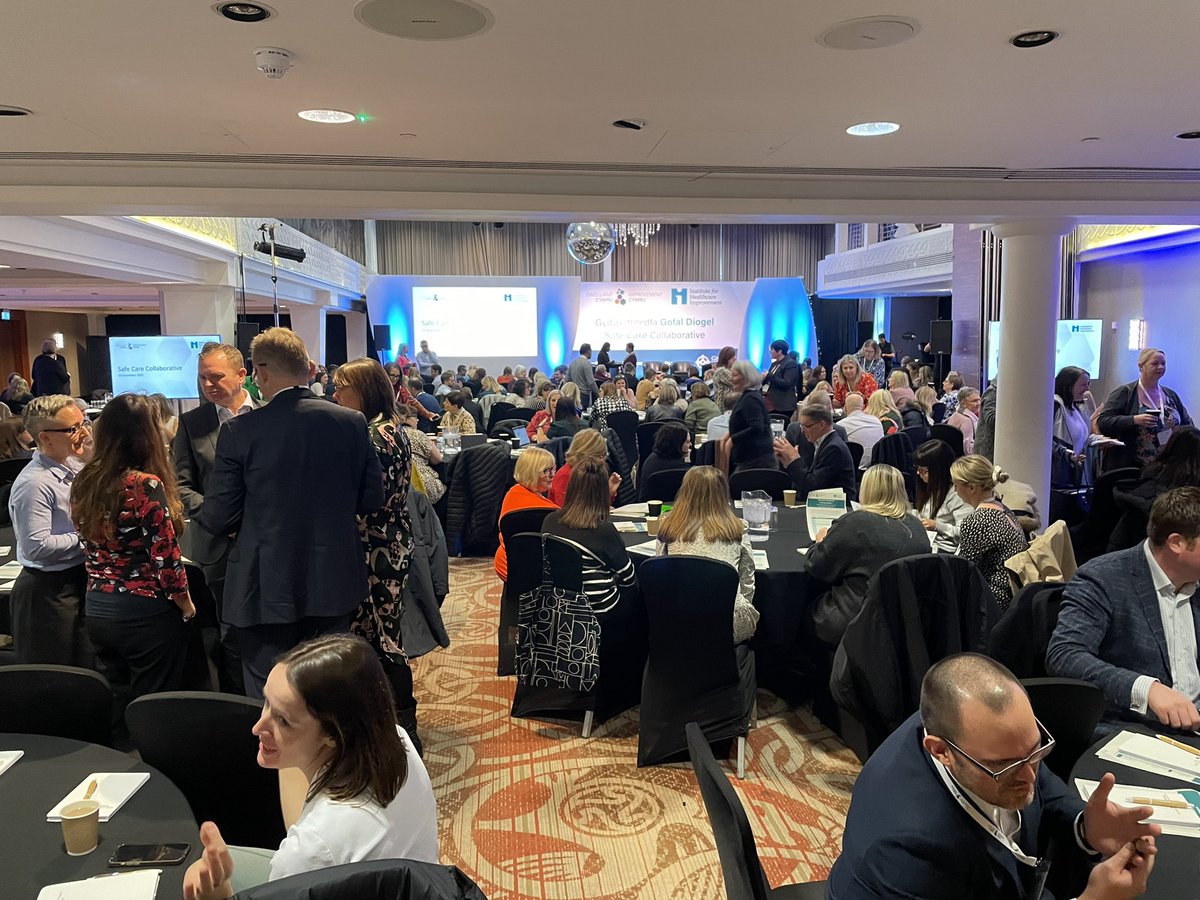 What energy in the room! Health Boards and Trusts from Wales coming together to take part in a national Safe Care Collaborative #SafeCareTogether