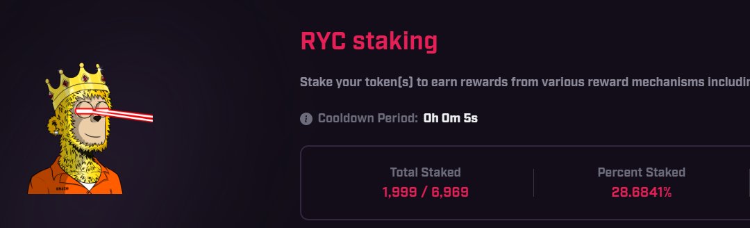 RJCTD_Clubhouse's tweet image. GMfers!

Almost 30% staked in first 15h! LFG!

#nfts #sol #rjctd