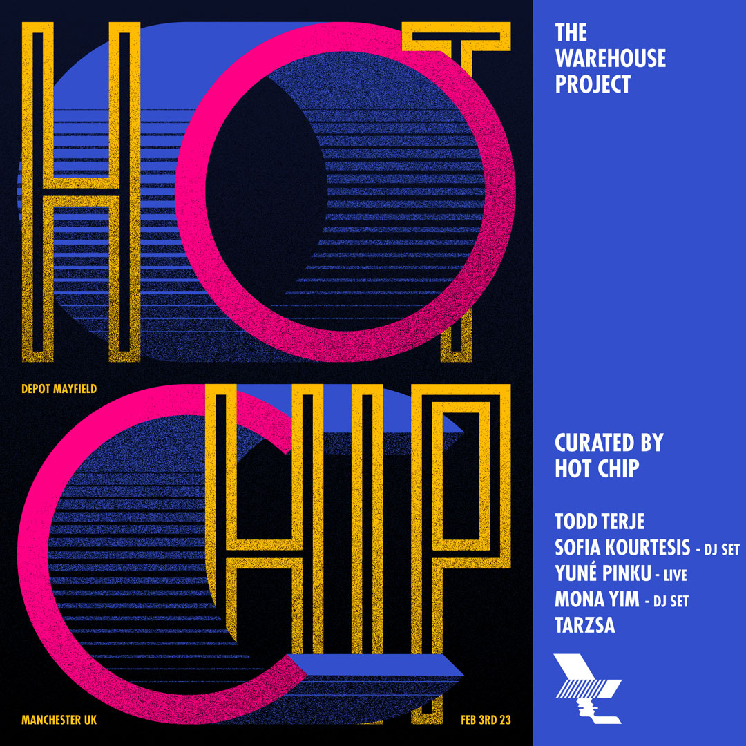 Hot Chip (@hot_chip) on Twitter photo Hot Chip's <a href="/WHP_Mcr/">The Warehouse Project</a> line up includes...
Todd Terje - <a href="/toddterjeolsen/">Todd Terje</a> 
Sofia Kourtesis - <a href="/SofiaKourtesis/">Sofia Kourtesis</a> 
Yunè Pinku - <a href="/yune_pinku/">yunè pinku</a>
Mona Yim - <a href="/monayim_wav/">Mona Yim</a> 
Tarzsa - <a href="/tarzsa_williams/">Tarzsa</a> 
Ticket pre-sale starts at 10am GMT tomorrow, sign up to get access at hotchip.ffm.to/manchester Hot Chip's <a href="/WHP_Mcr/">The Warehouse Project</a> line up includes...
Todd Terje - <a href="/toddterjeolsen/">Todd Terje</a> 
Sofia Kourtesis - <a href="/SofiaKourtesis/">Sofia Kourtesis</a> 
Yunè Pinku - <a href="/yune_pinku/">yunè pinku</a>
Mona Yim - <a href="/monayim_wav/">Mona Yim</a> 
Tarzsa - <a href="/tarzsa_williams/">Tarzsa</a> 
Ticket pre-sale starts at 10am GMT tomorrow, sign up to get access at hotchip.ffm.to/manchester
