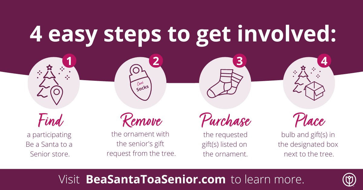 sethjs's tweet photo. If you’re looking for a way to give back this holiday season, @homeinstead Be a Santa to a Senior is in its 19th impactful year of helping underserved and isolated seniors: https://t.co/j195h6zCzU #giveback #BeASantaToASenior #GivingTuesday https://t.co/stSx4rtaX6