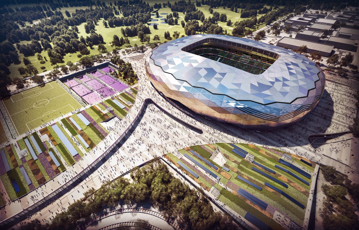 6 Years ago today, we were asked to produce these visuals for the Education City Stadium in Qatar, Dubbed the “Diamond in the Desert” 
An enjoyable project to be involved with at the time, but sad to hear all the controversy regarding workers that lost their lives in building it.