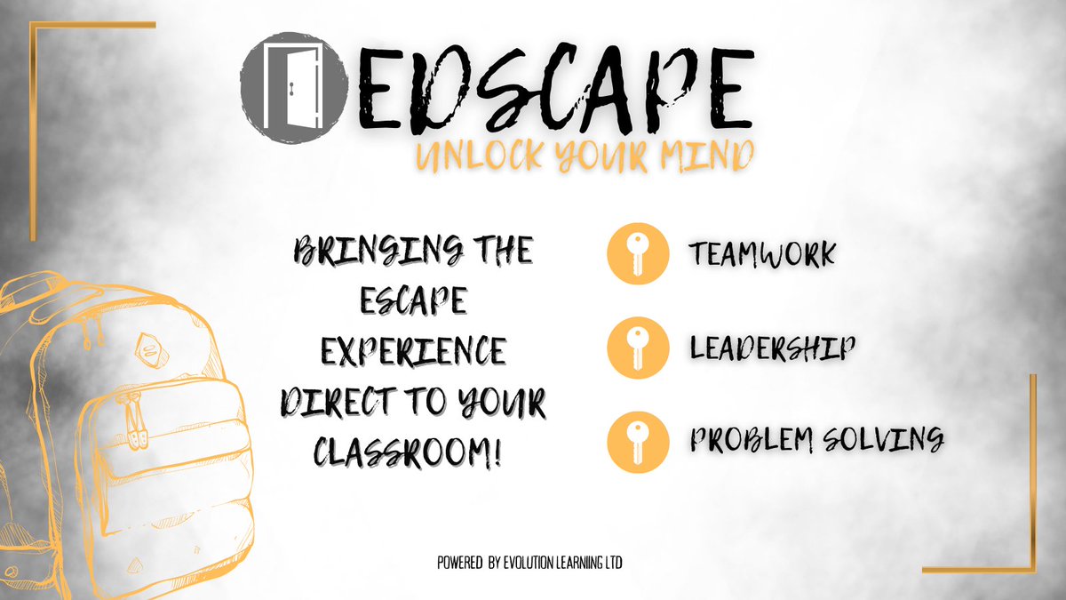 Bringing the escape experience direct to the classroom!