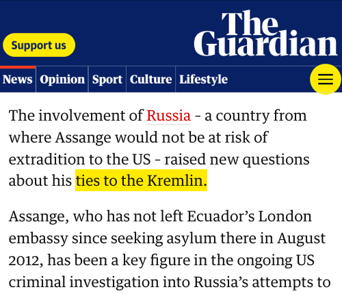 If @guardian truly wants the charges dropped against Julian Assange, a ...