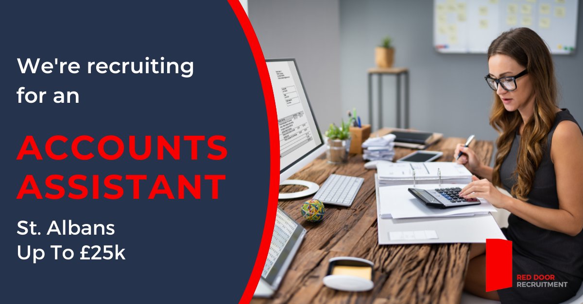 RedDoorRecr's tweet photo. Accounts Assistant | Hitchin | Up To £30k

Interested?

https://t.co/CMTqQ4WKqf

Call us 01727 899490 ☎️

Email your CV info@reddoorrecruitment.co.uk

#AccountsAssistant #Accounts #Hitchin #Recruitment #RedDoorRecruitment #RedDoorJobs #Recruiting #WeAreHiring https://t.co/QPu1QOsYWF
